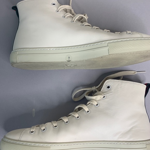 Gucci Off-White Kingsnake High-Top Sneaker - Picture 7 of 8